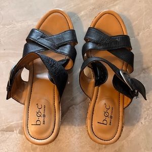 Born leather heel shoes perfect condition!